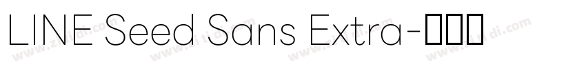 LINE Seed Sans Extra字体转换